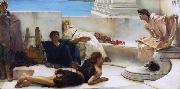 Alma-Tadema, Sir Lawrence, A Reading from Homer (mk23)